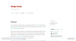 Desktop Screenshot of nadyafaulx.com